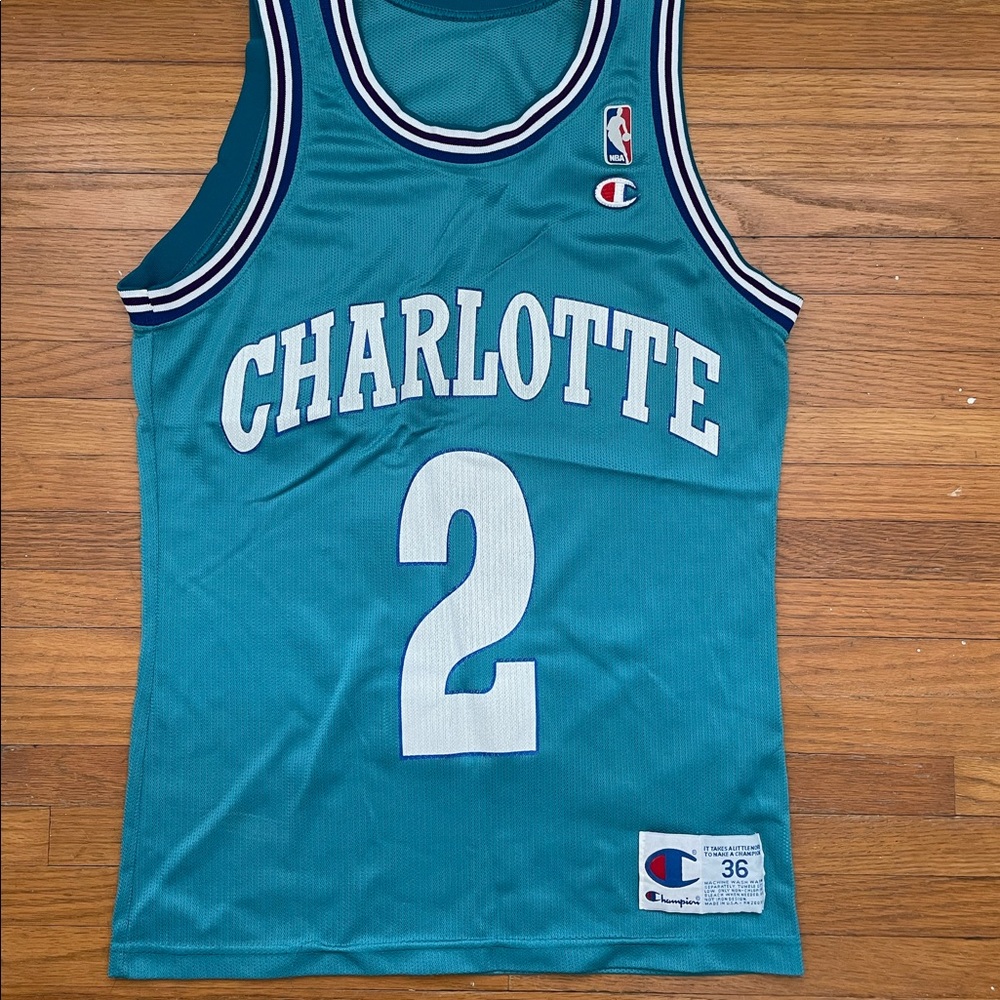Vintage Larry Johnson Champion jersey size 36. Excellent condition.